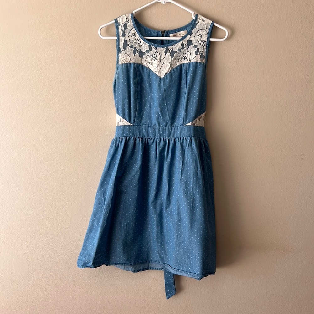 Monteau Lace Front & Back Dress